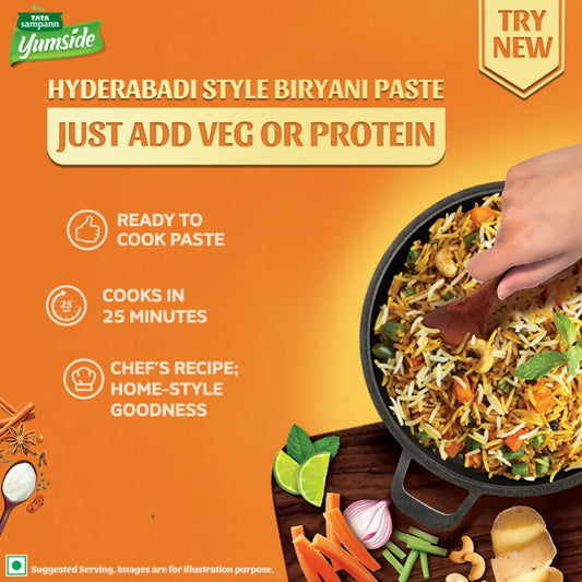 Tata Sampann Yumside Biryani Paste/Masala - Hyderabadi Style - Grab2buy
