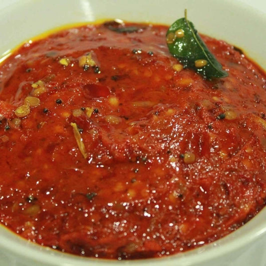 Red Chilli Tamarind Pickle / Tamarind Mirapakaya Pickle