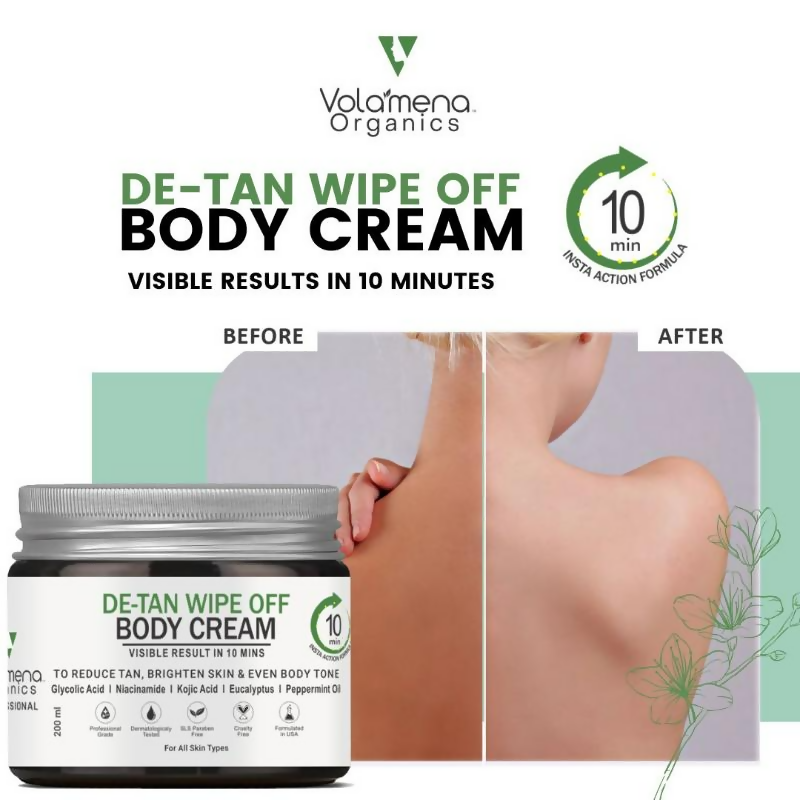 Volamena Wipe Off Detan Body Cream  Grab2Buy Volamena Grab2Buy