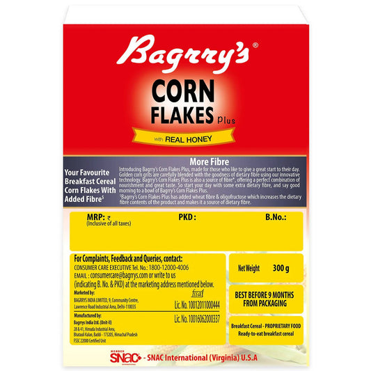 Bagrry's Corn Flakes Plus with Real Honey - Grab2buy