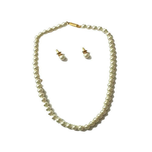 Tiaraa White Pearls Necklace Set For Women - Grab2buy