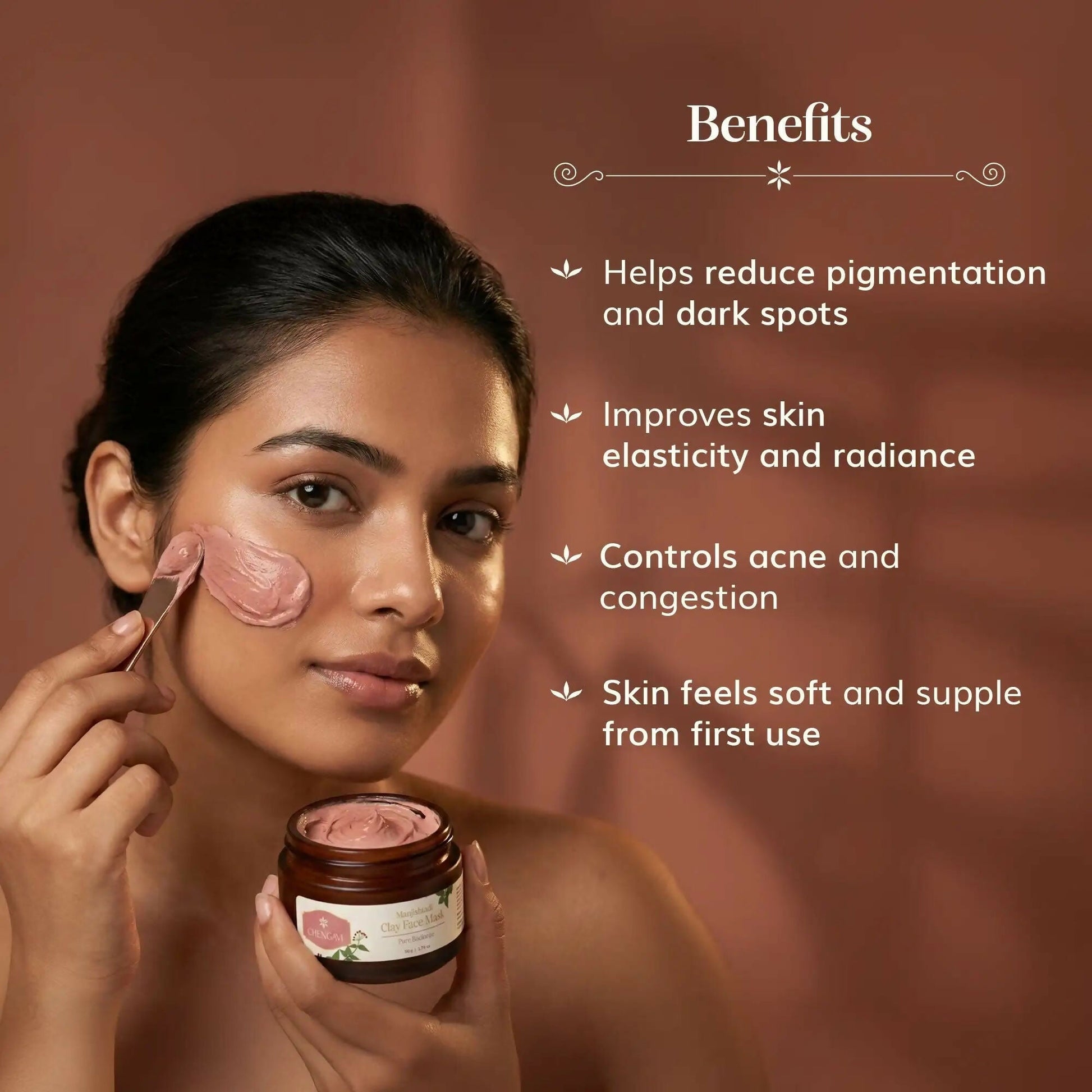 Chengavi Manjishtadi Clay Face Mask