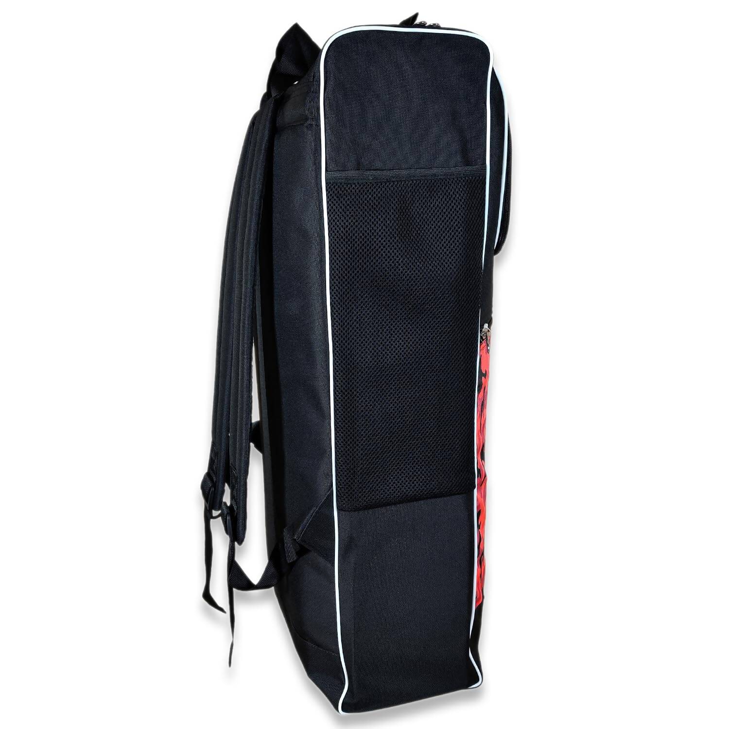 Prokick Megakit Duffle Backpack Cricket Kitbag (Black/Red Camouflage) 