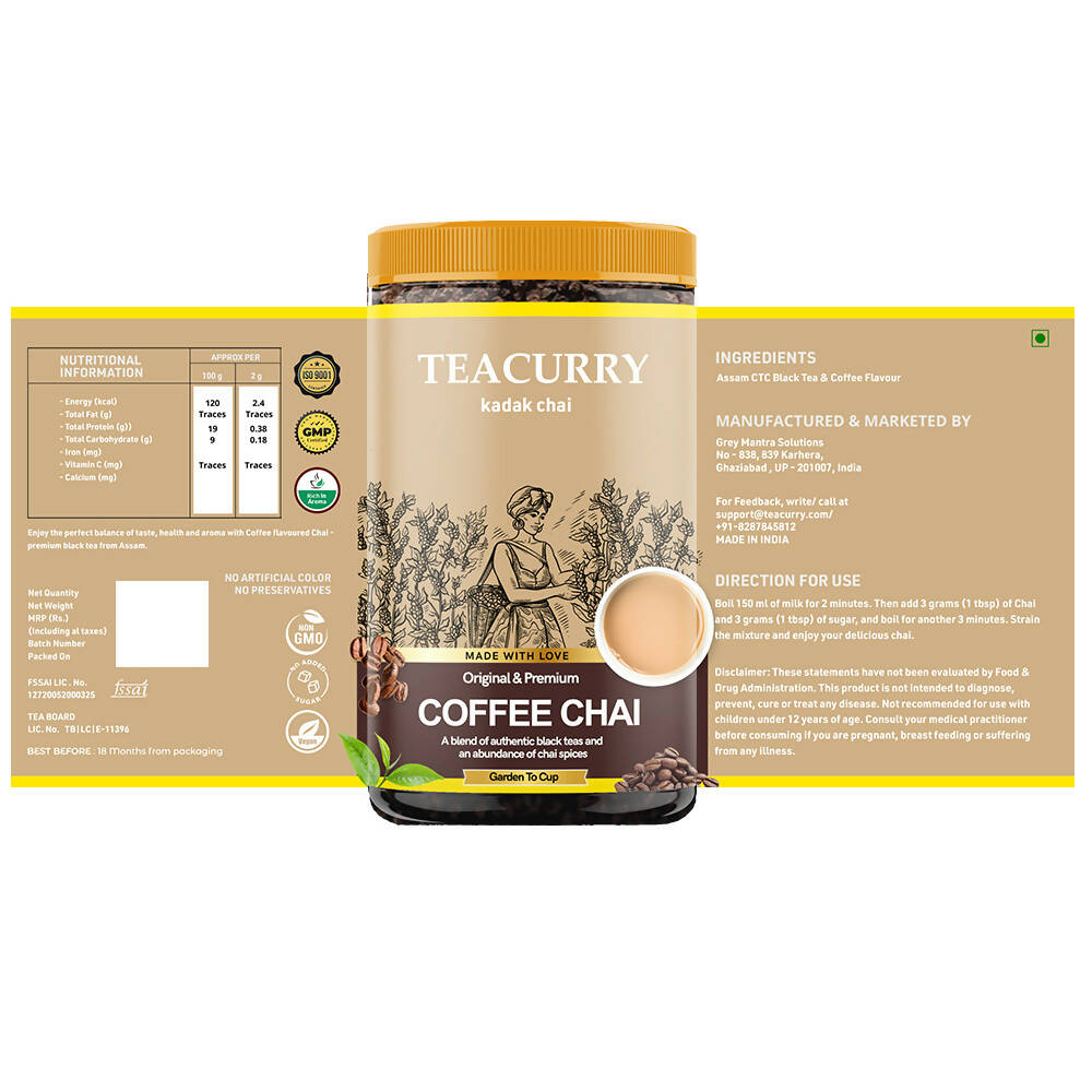 Teacurry Coffee Tea Powder 