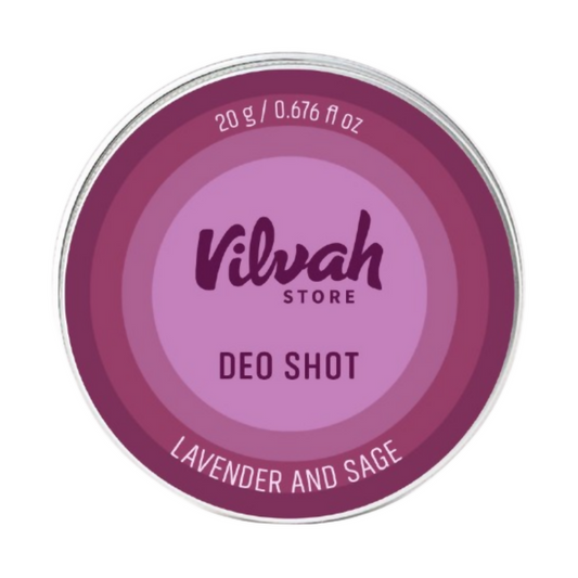 Vilvah Store Deo Shot Lavender And Sage For Men And Women 