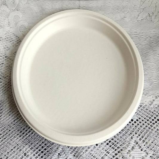 Disposable Round Plane Plates Big - Grab2buy