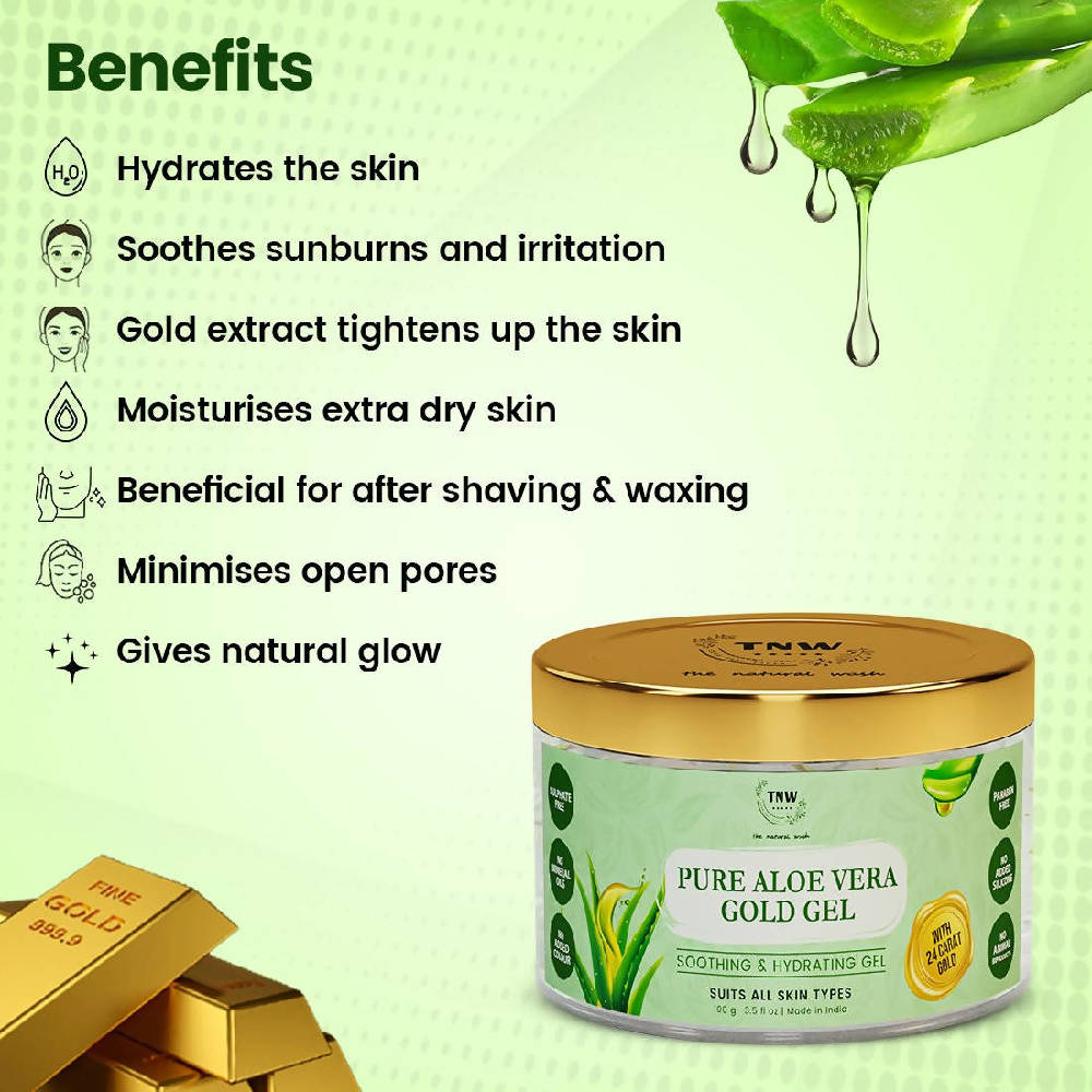 The Natural Wash Pure Aloe Vera Gold Gel  Grab2Buy The Natural Wash Grab2Buy