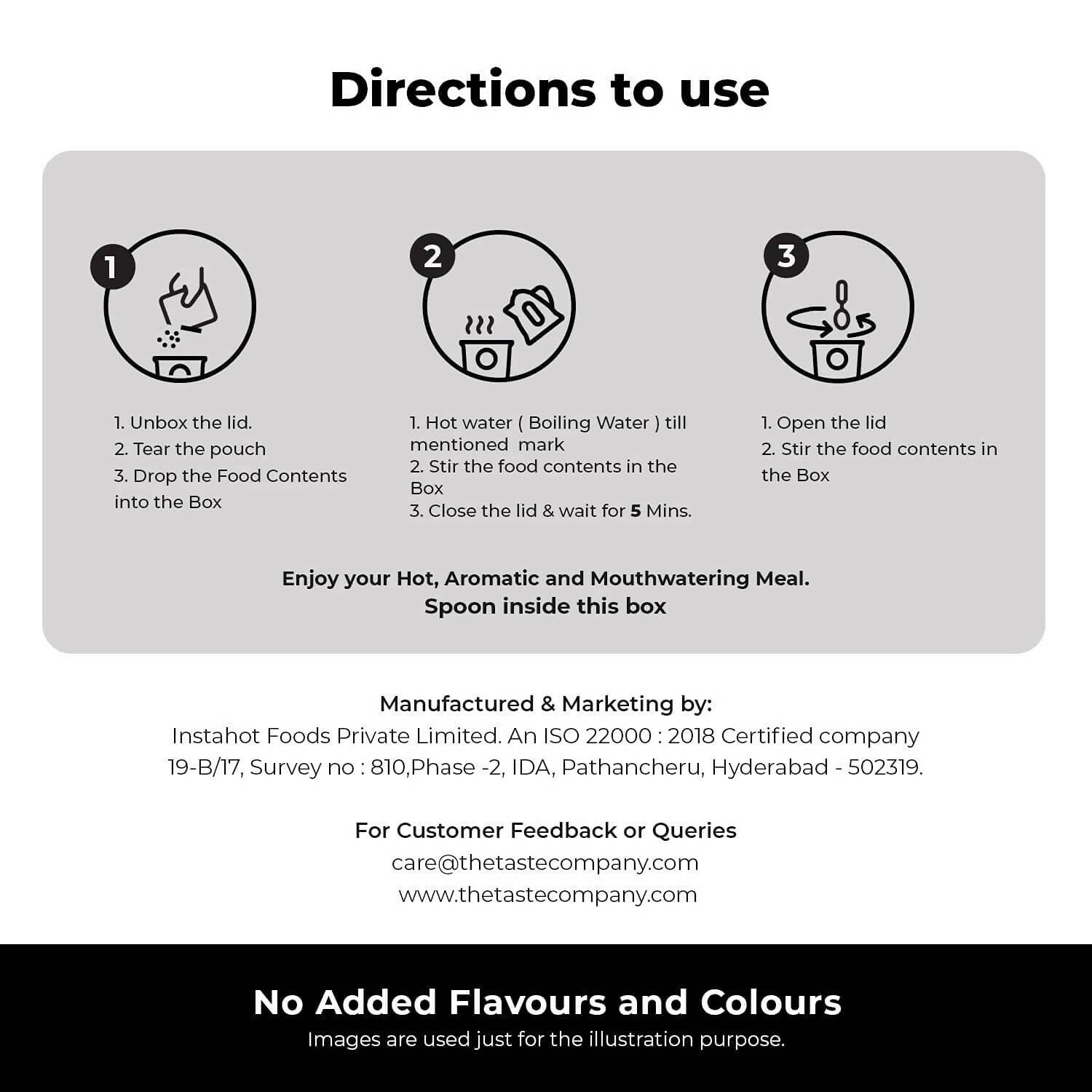 The Taste Company Sambar Rice - Grab2buy