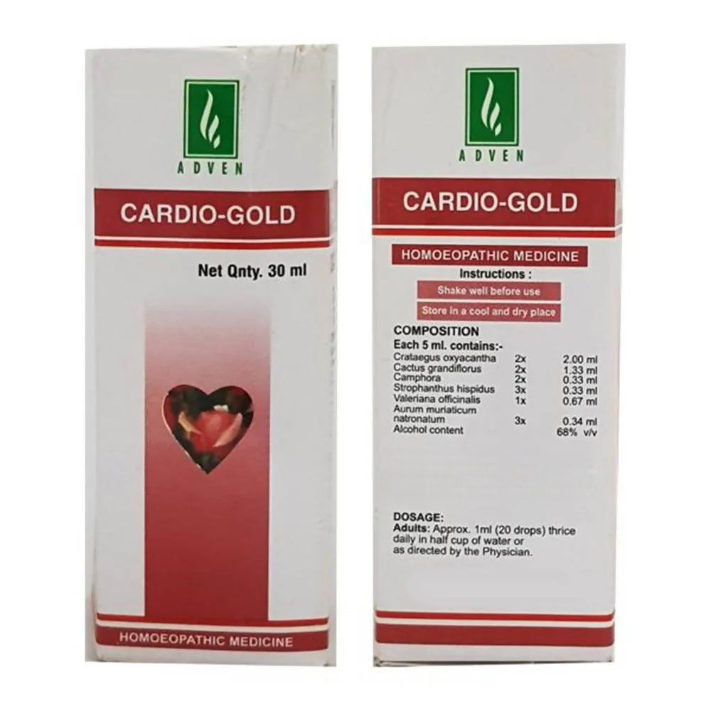 Adven Homeopathy Cardio-Gold Drops 