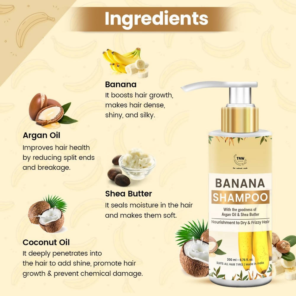The Natural Wash Banana Shampoo  Grab2Buy The Natural Wash Grab2Buy
