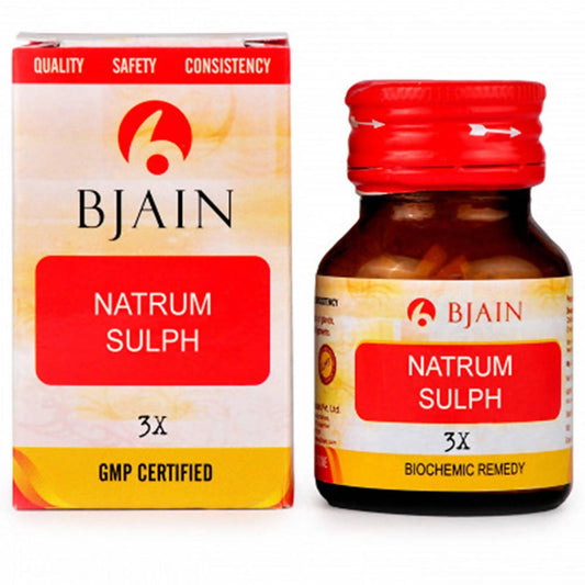 Bjain Homeopathy Natrum sulphuricum Biochemic Tablet - Grab2buy