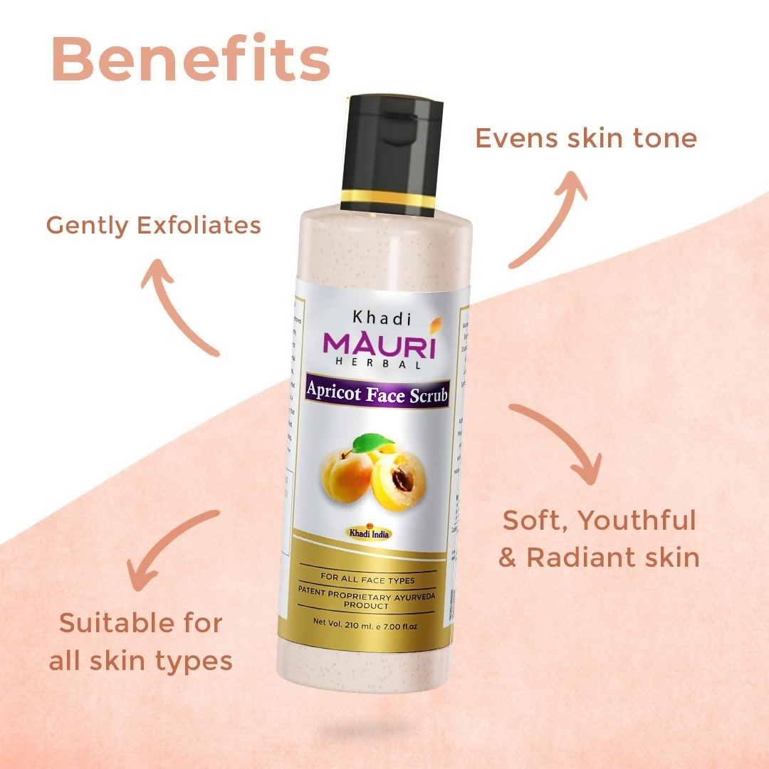 Khadi Mauri Herbal Apricot Face Scrub 