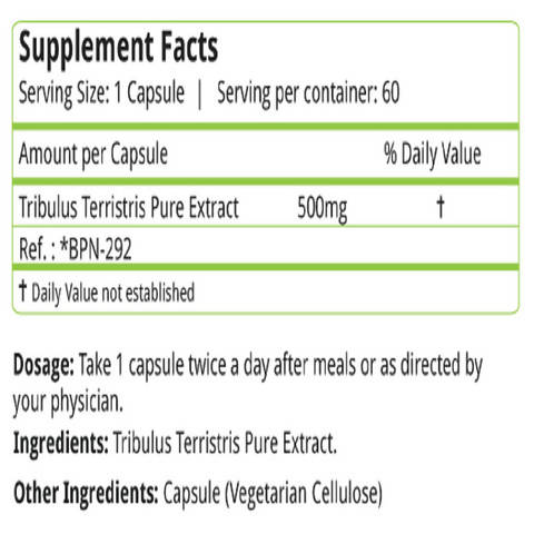 Nature's Velvet Tribulus Capsules