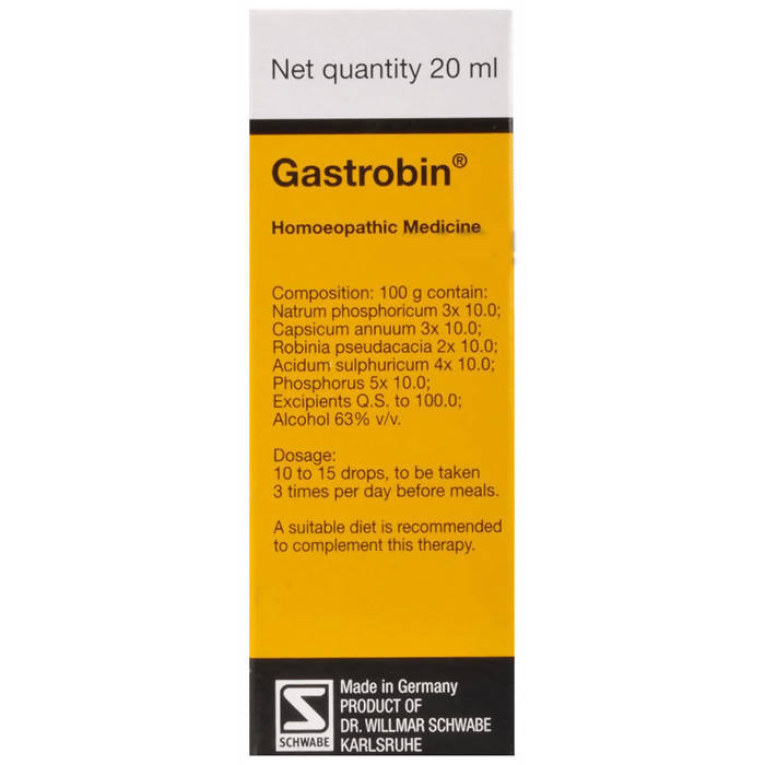 Dr. Willmar Schwabe India Gastrobin Drop 