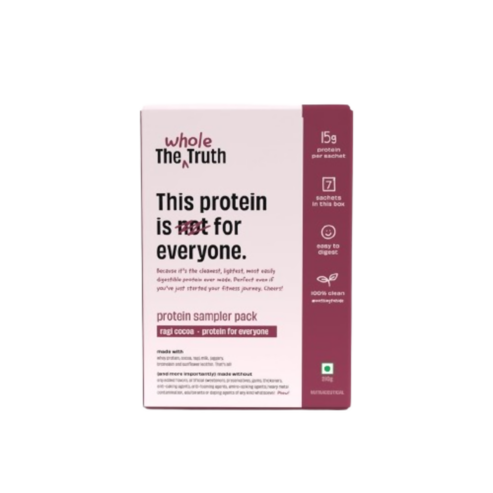 The Whole Truth 15g Protein/Scoop - Ragi Cocoa  Grab2Buy The Whole Truth Grab2Buy