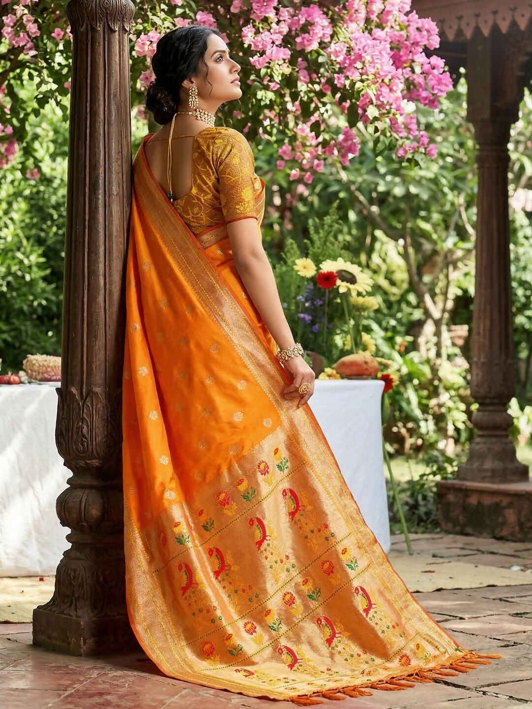 Shree Shyam Fashion Yellow Soft Silk Saree