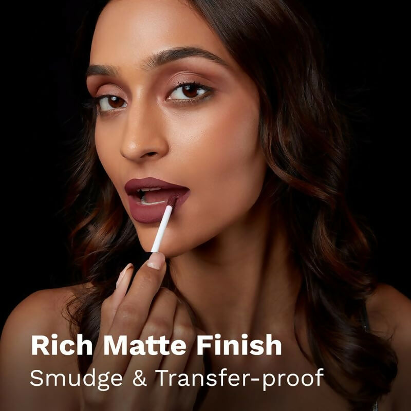 Pilgrim Liquid Matte Lipstick with Hyaluronic Acid - Berry Tease 