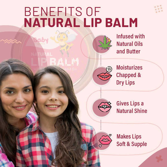 Babyorgano Natural Lip Balm - Strawberry Flavor - Grab2buy