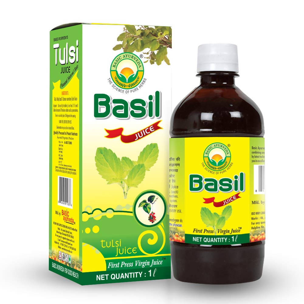 Basic Ayurveda Basil Tulsi Juice  Grab2Buy Basic Ayurveda Grab2Buy