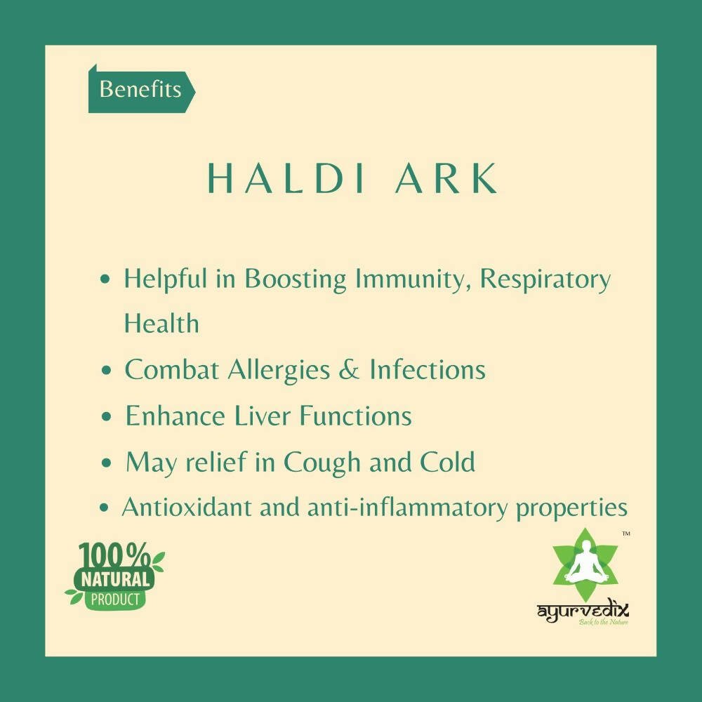 Ayurvedix Haldi Ark ( Turmeric ) - Grab2buy