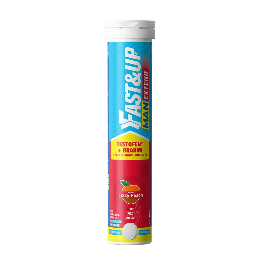 Fast&Up Man Extend Effervescent Tablets - Peach Flavor 