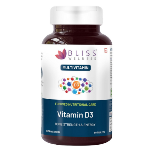 Bliss Welness Vitamin D3 Tablets 