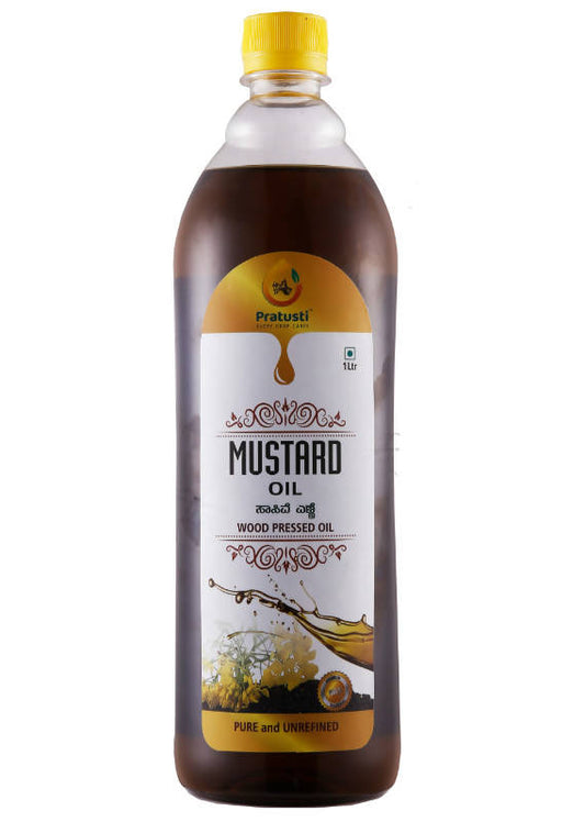 Pratusti Wood Pressed Mustard Oil 
