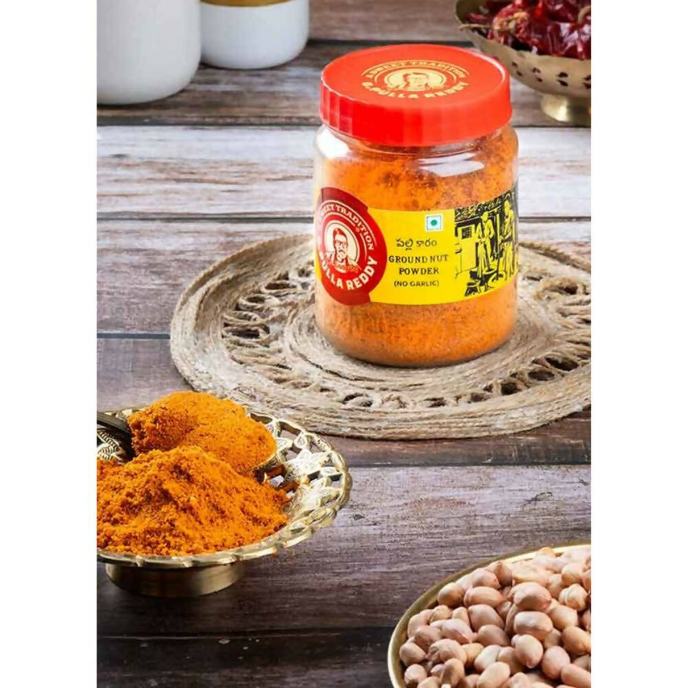 Pulla Reddy Palli Karam Powder (Ground Nut Powder) (No Garlic) 