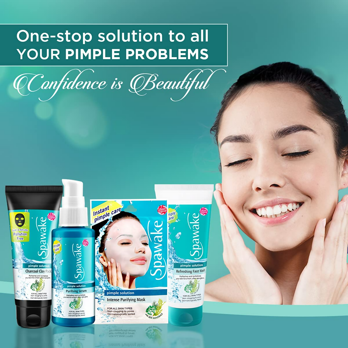 Spawake Anti Acne Care Pimple Solution Refreshing Face Wash 