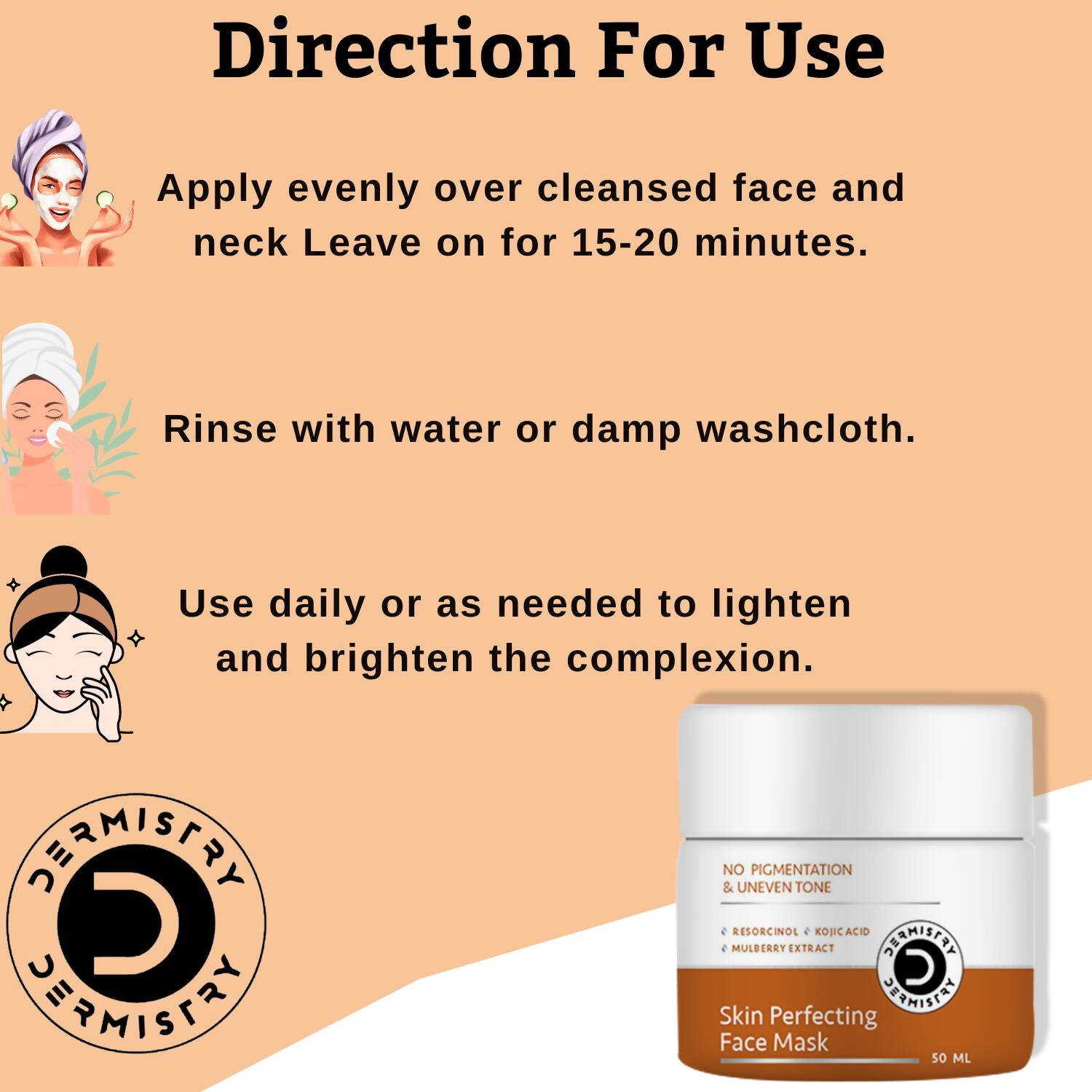 Dermistry Skin Perfecting Face Cream & Skin Perfecting Face Mask 