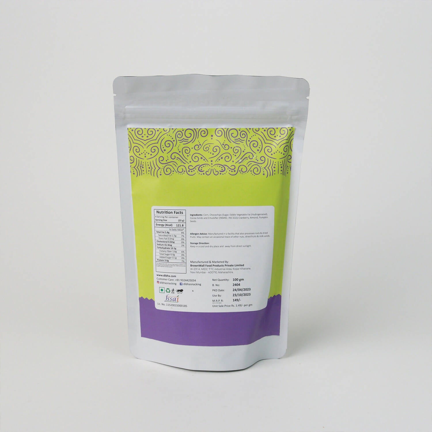 Dibha - Honest Snacking Healthy Chivda Snack - Grab2buy