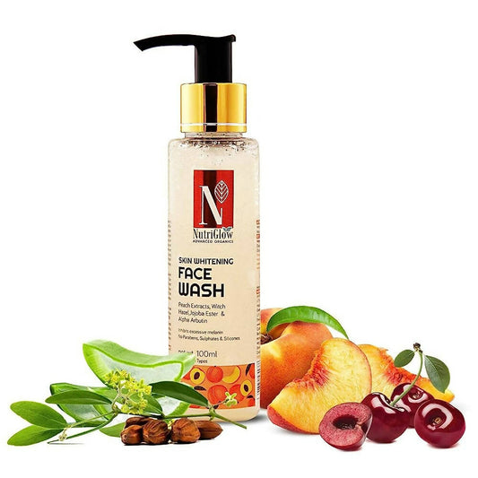 NutriGlow Advanced Organics Skin Whitening Face Wash - Grab2buy