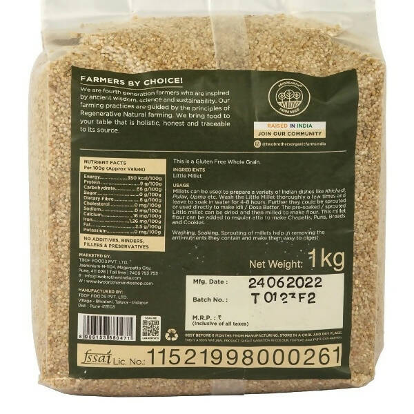 Two Brothers Organic Farms Little Millets - Grab2buy