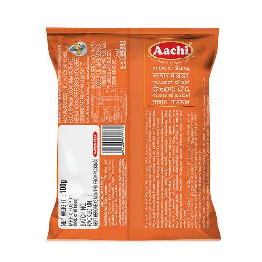 Aachi Spicy Sambar Powder Genie India