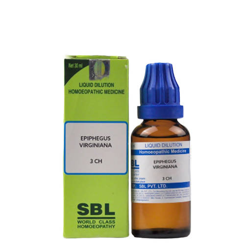 SBL Homeopathy Epiphegus Virginiana Dilution 