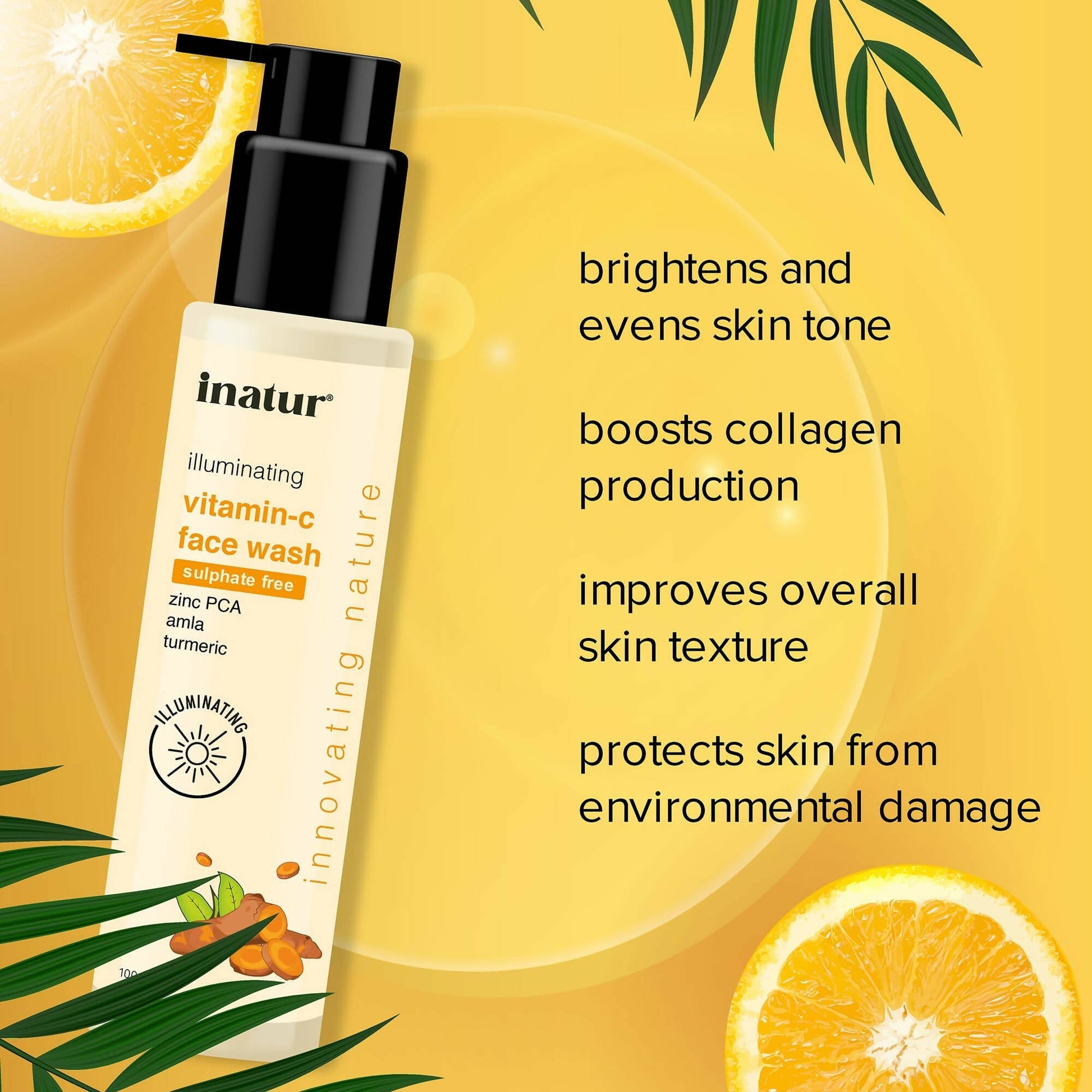 Inatur Vitamin C Face Wash 