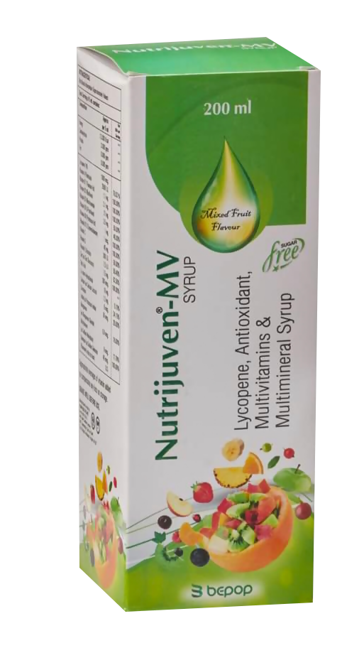 Nutrijuven - MV Syrup - Mixed Fruit Flavour 