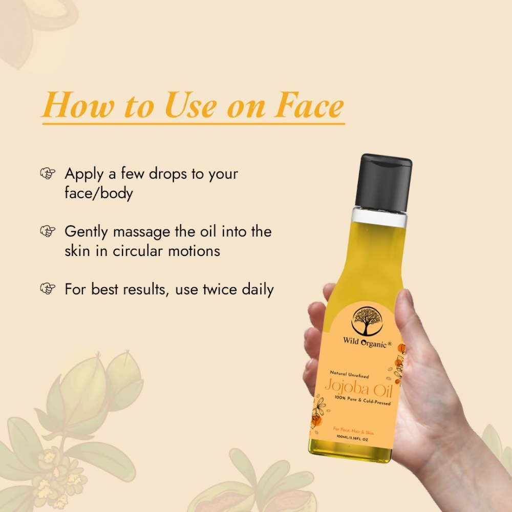 Wild Organic Cold Pressed Unrefined Jojoba Oil  Grab2Buy Wild Organic Grab2Buy