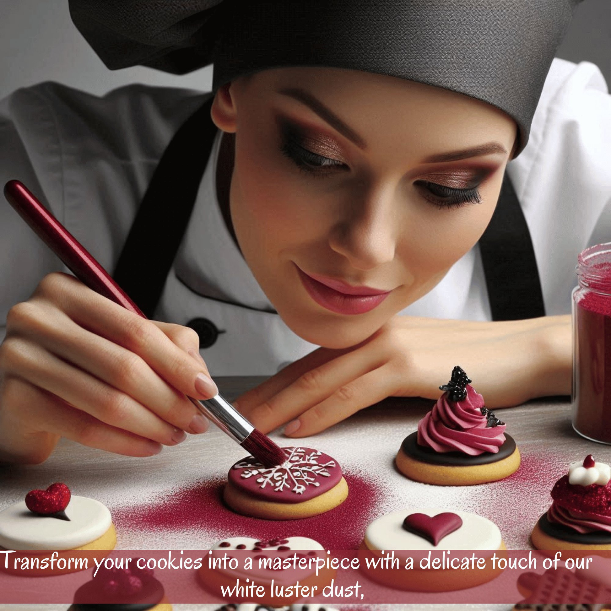 Confect Sangria Red | Edible Luster Dust