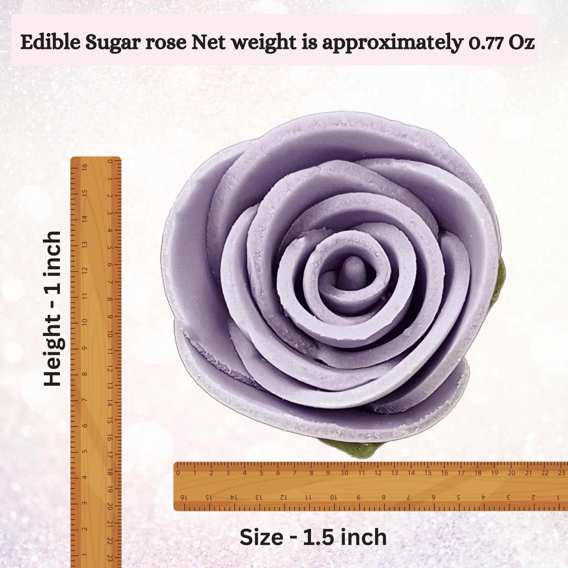 Confect Ombre- 6 | Edible Sugar Roses Topper