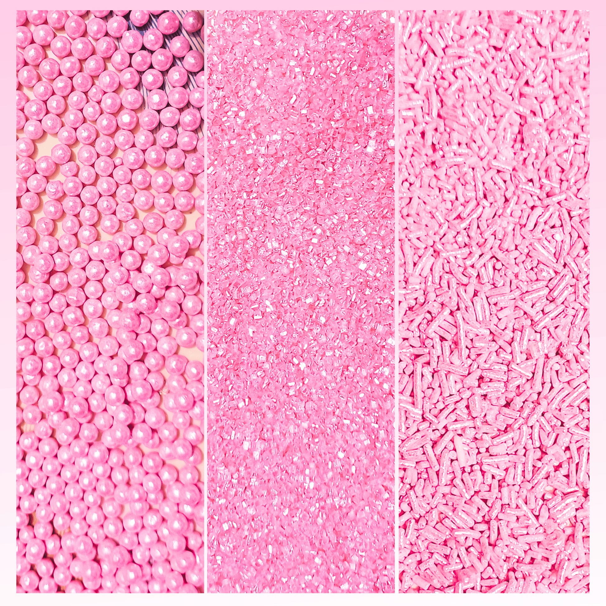 Confect Sprinkles for Cakes & Cupcakes Decoration | USP-2(Baby Pink)