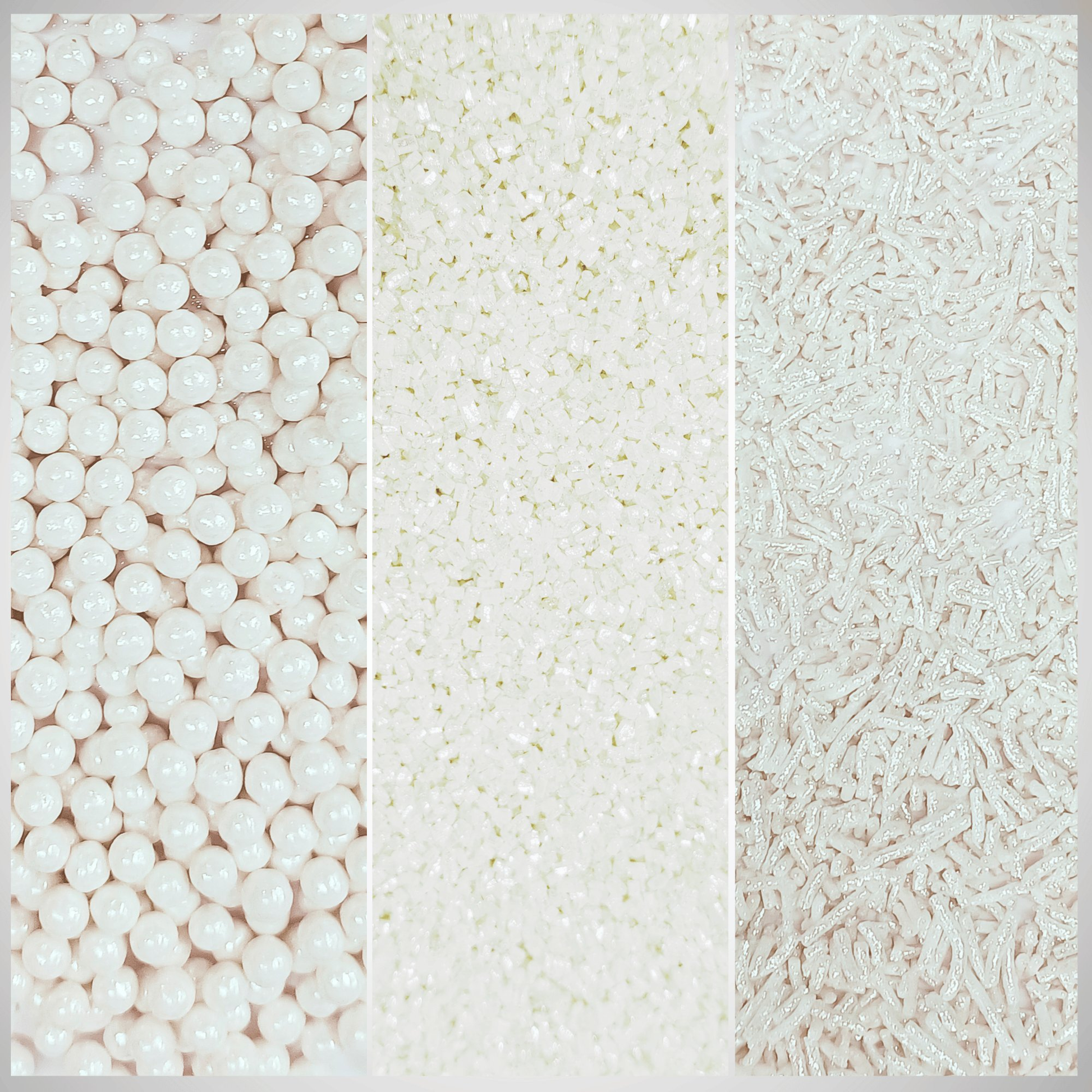 Confect Sprinkles for Cakes & Cupcakes Decoration | USP-15(White)