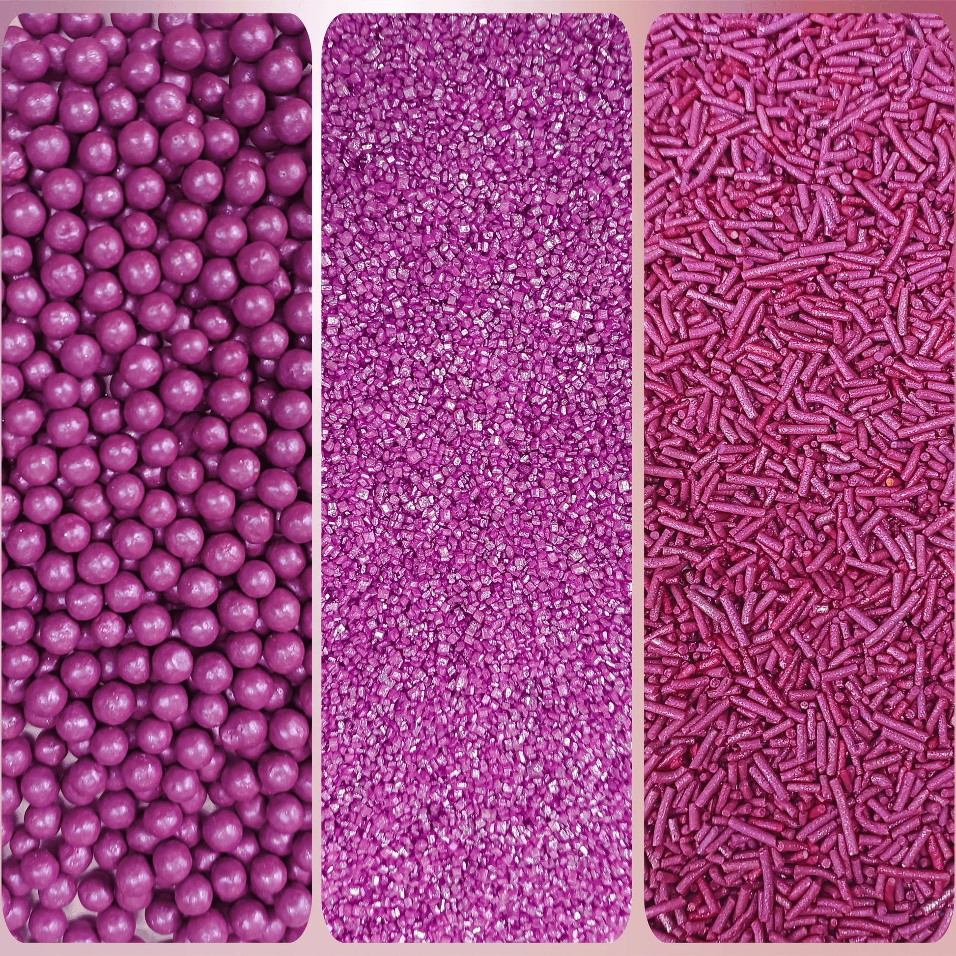 Confect Sprinkles for Cakes & Cupcakes Decoration | USP-2(Mauve)