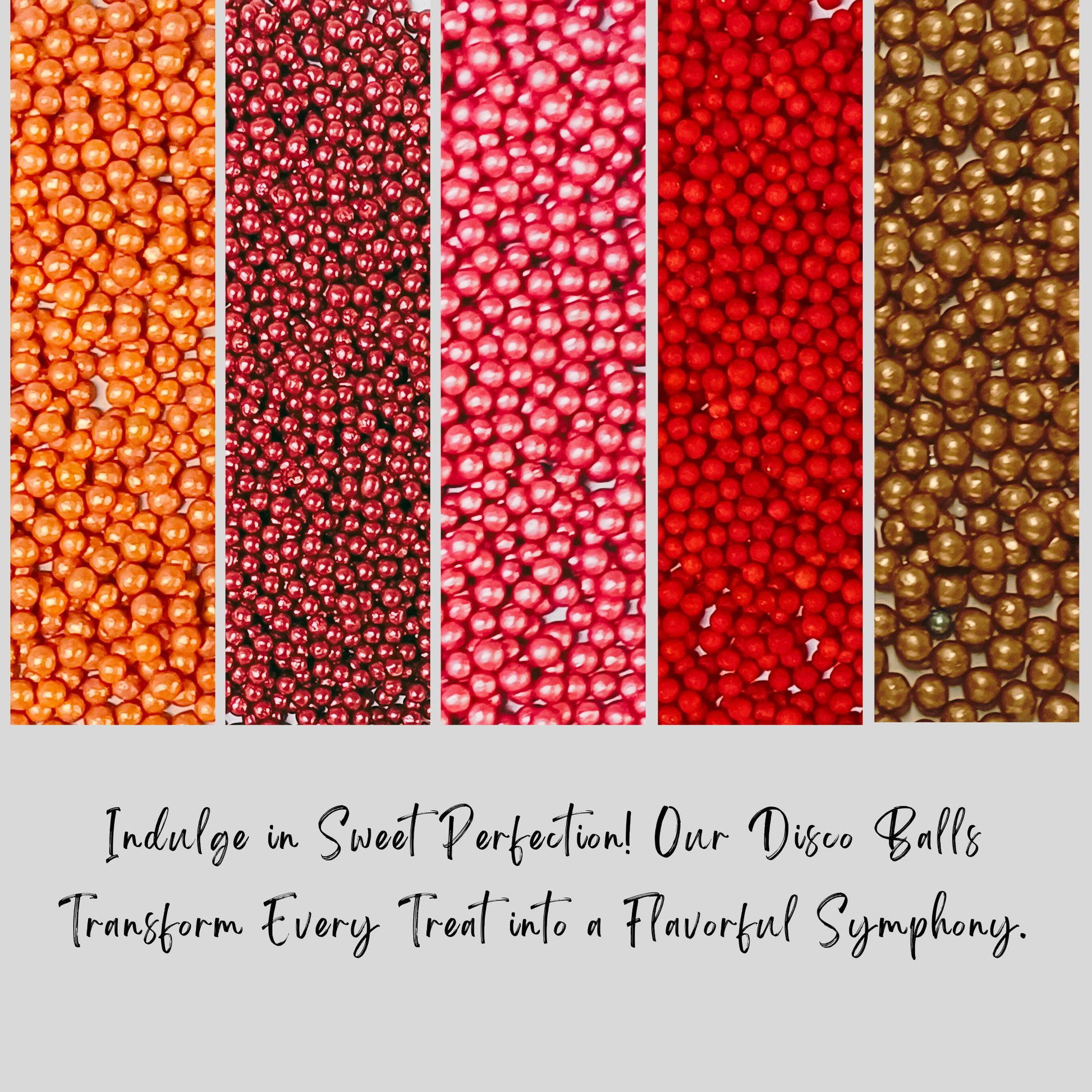 Confect Carnival Disco Balls Assorted Sprinkles (DB-09)