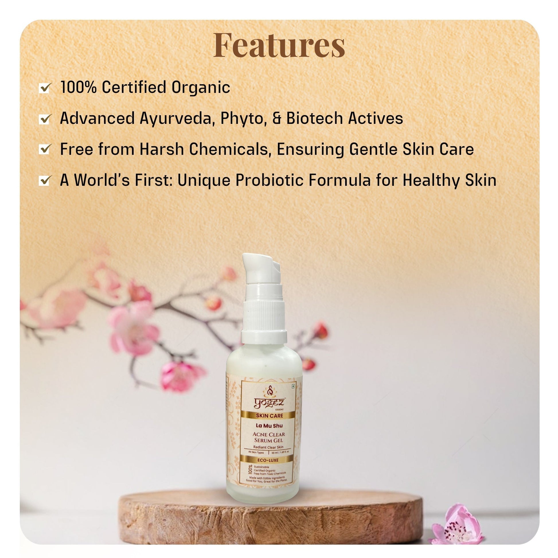 Yogez La Mu Shu Acne Clear Serum Gel  Grab2Buy Yogez Grab2Buy