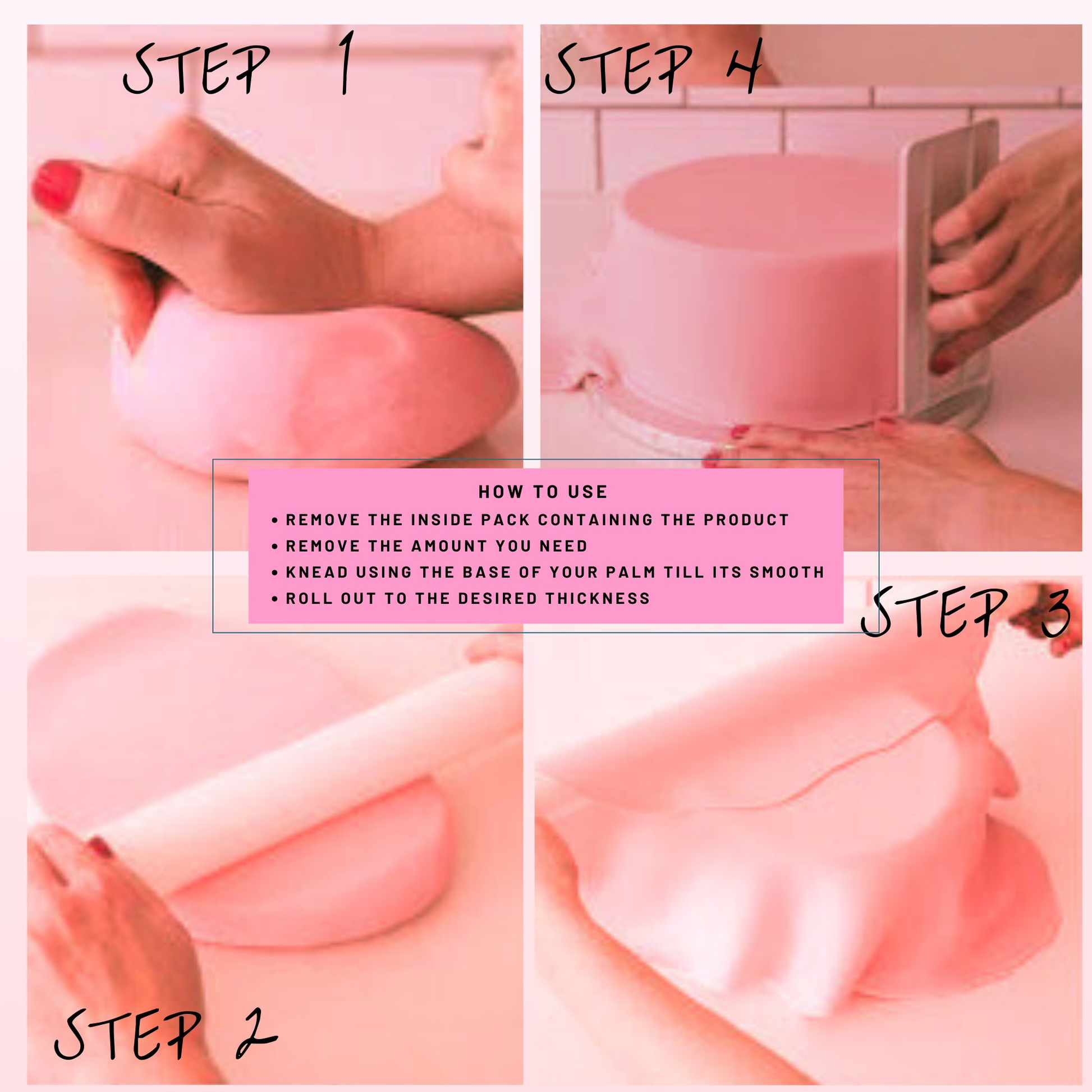 Confect Melon Pink Fondant | Edible Sugarpaste