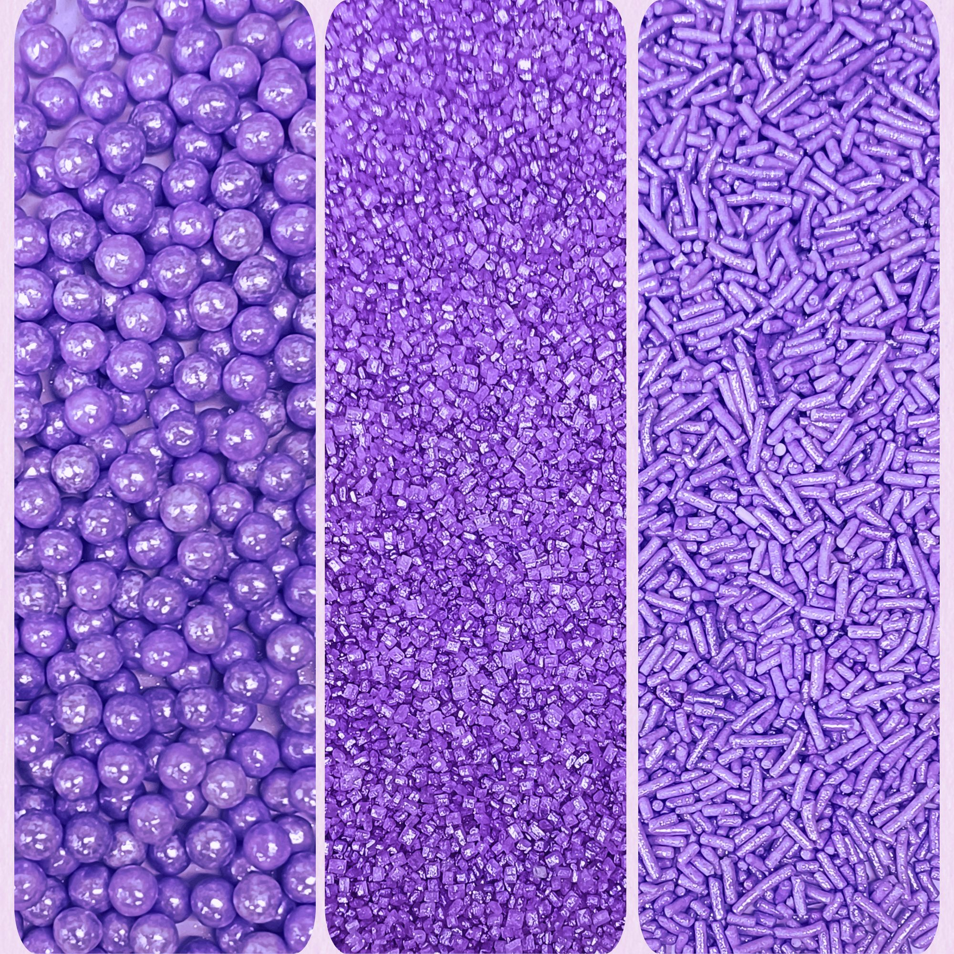 Confect Sprinkles for Cakes & Cupcakes Decoration | USP-3(Lavender)