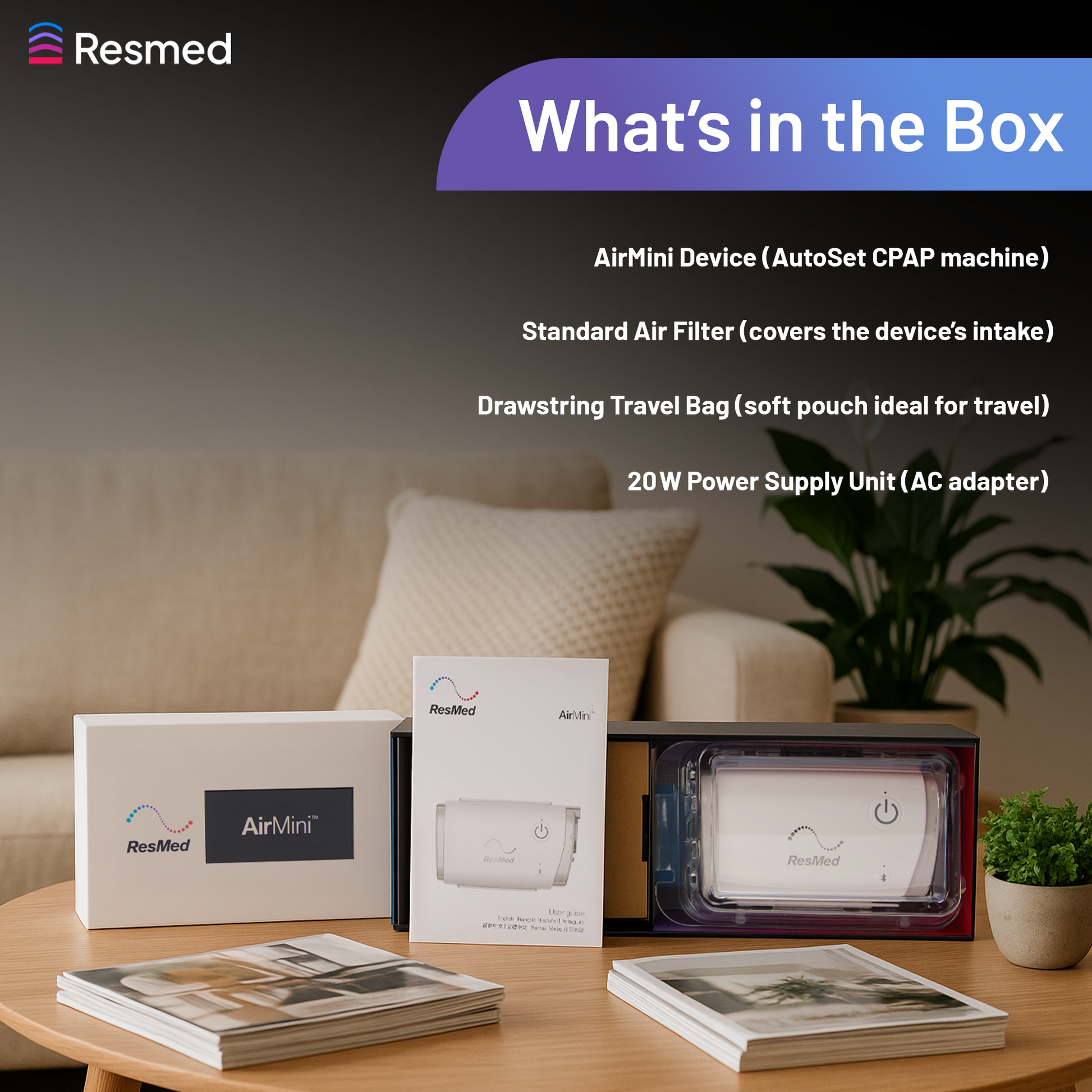 AirMini™ AutoSet CPAP Device 