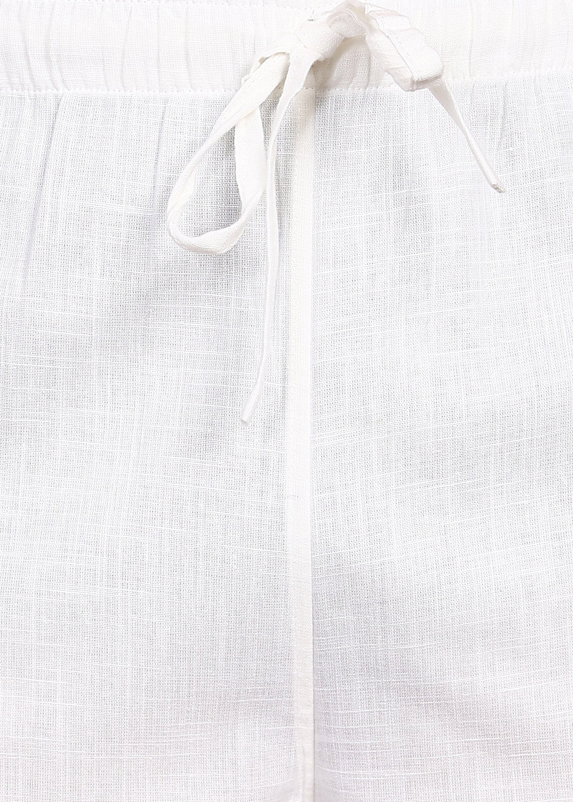 Fabmade Ivory Drift Linen Pyjama
