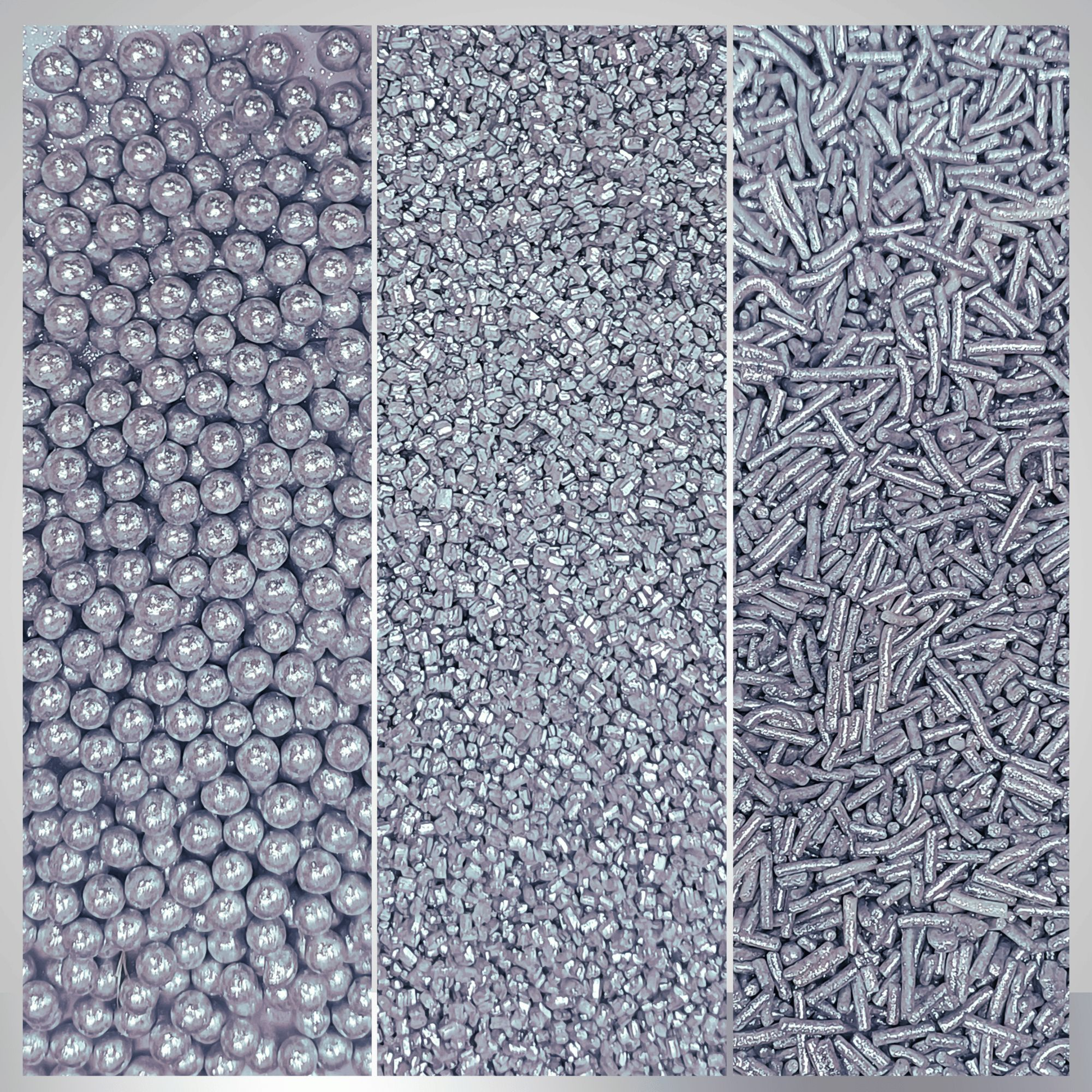 Confect Sprinkles for Cakes & Cupcakes Decoration | USP-16(Silver)